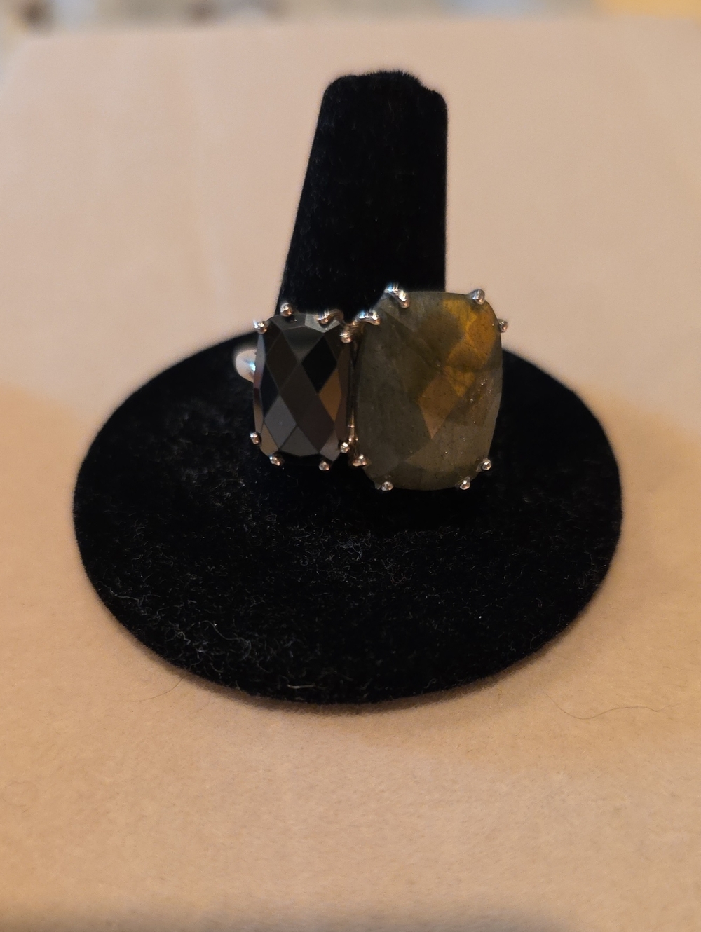 Silpada Labradorite High Cut Stones Ring Size 8